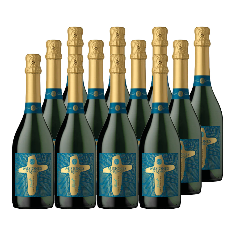12x Espumante Misiones De Rengo Brut 12,5° 750cc