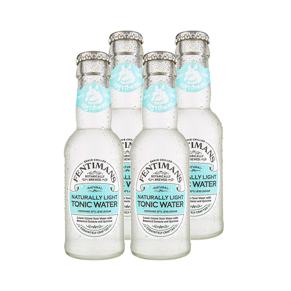 4x Fentimans light Tonic Water 200cc