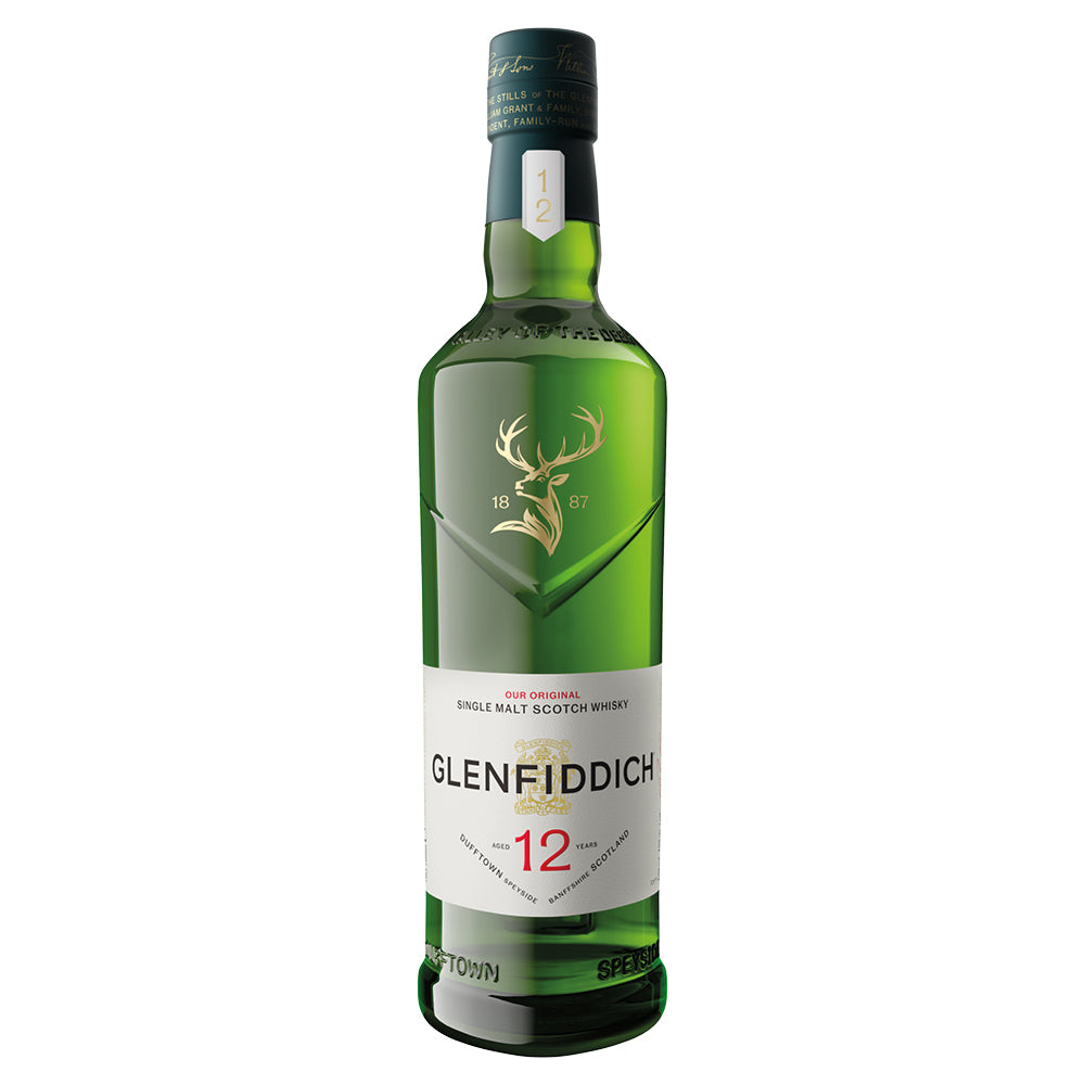 Whisky Glenfiddich 12 años Single Malt 750cc