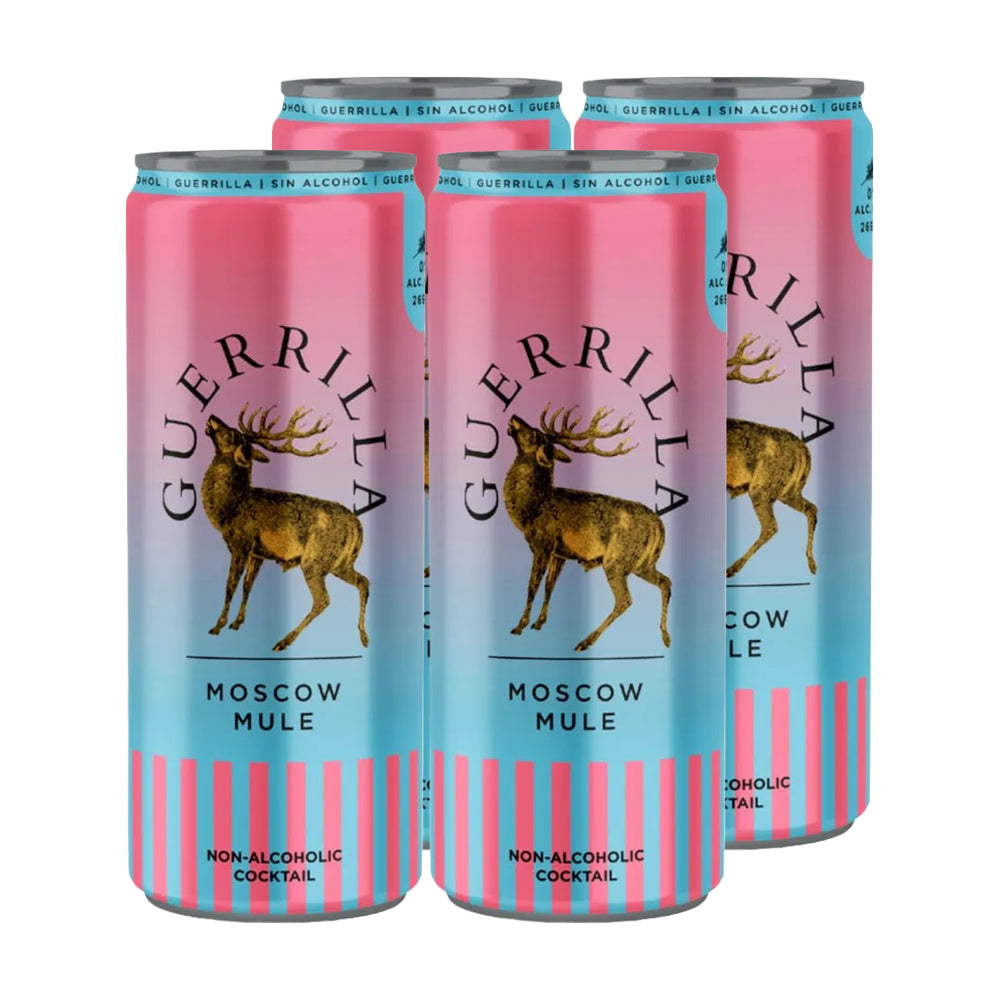 4x Cóctel sin Alcohol Guerrilla Moscow Mule 269cc