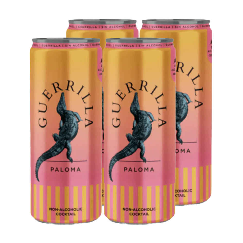 4x Cóctel Sin Alcohol Guerrilla Paloma 269cc