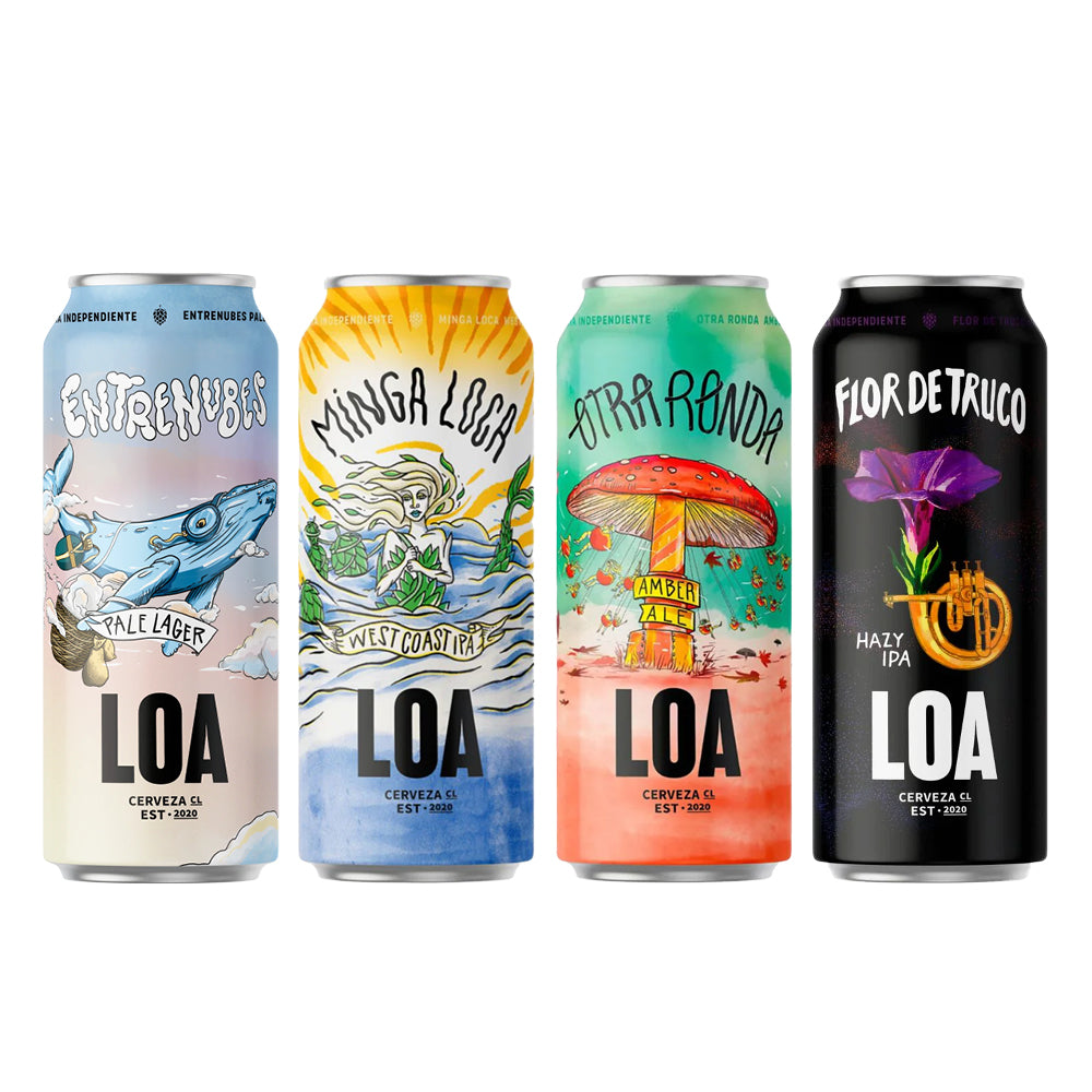 Arma tu Pack Catador - 4x Cerveza LOA Variedades 470cc