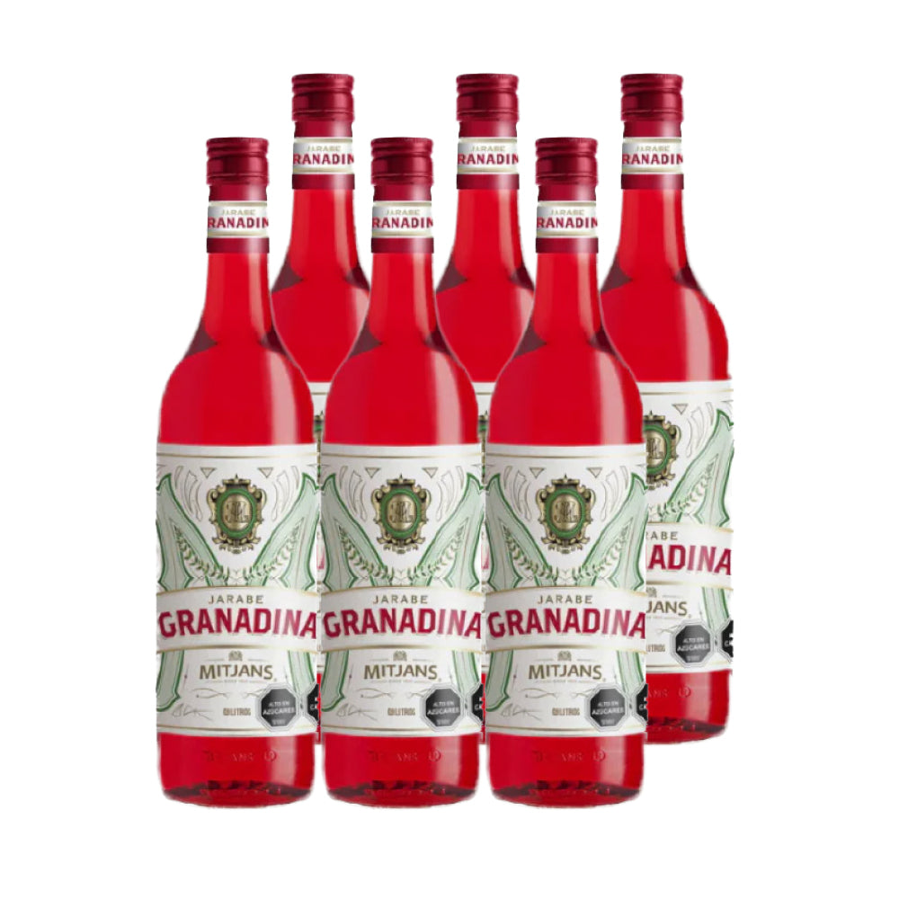 6x Jarabe de Granadina Mitjans 900cc