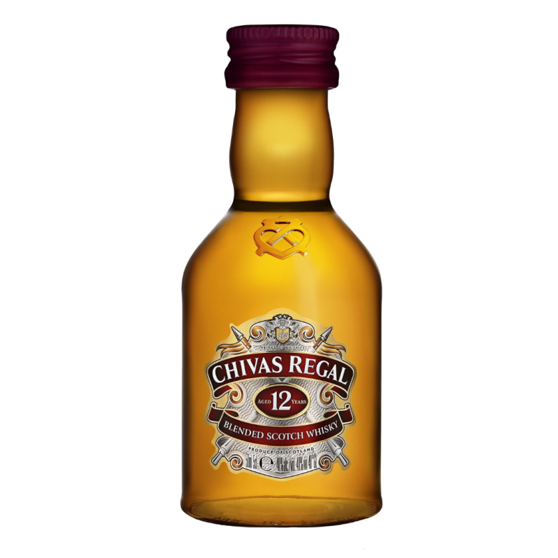 Whisky Miniatura Chivas Regal 12 Años 40° 50cc
