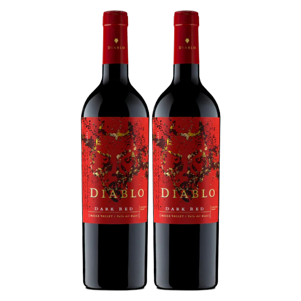 2x Vino Diablo Dark Red Ensamblaje 750cc