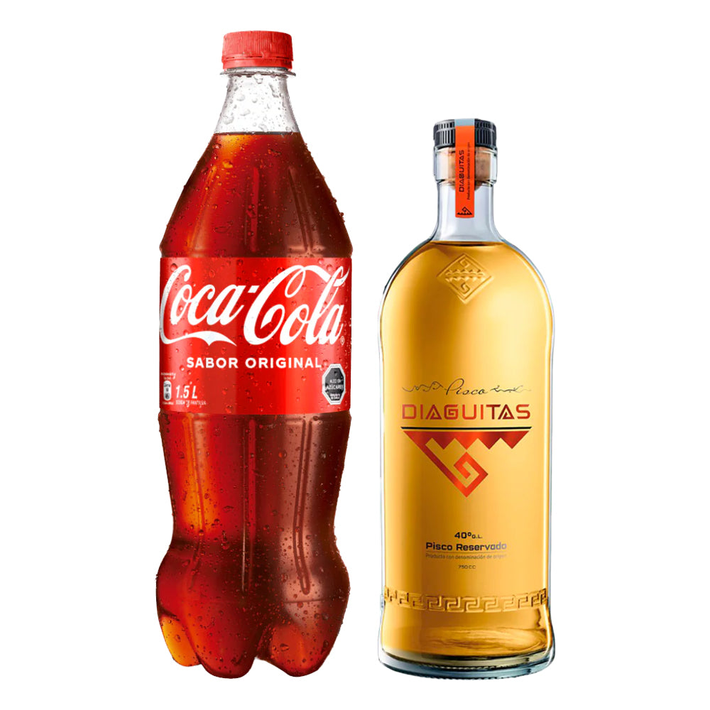 Pack Piscola Diaguitas Reservado 40º 750cc
