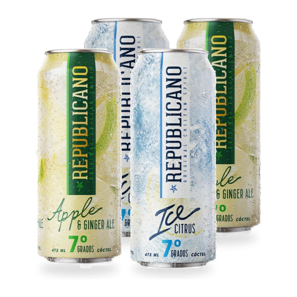 Pack Mix Ready To Drink Republicano Ice 473cc