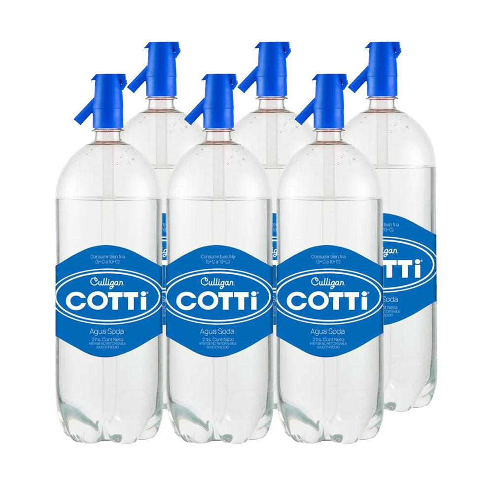 6x Agua Soda Cotti 2000cc
