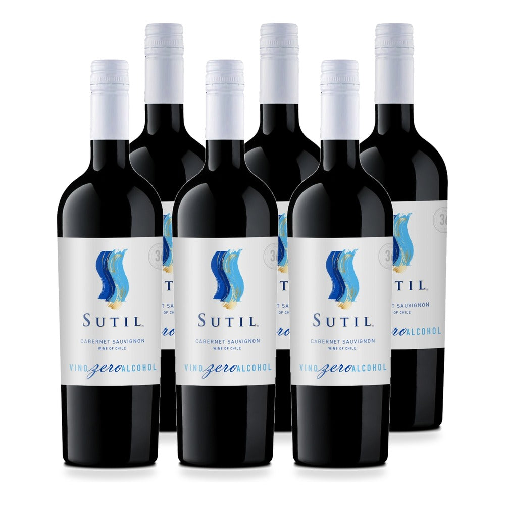 6x Vino Sutil Zero Alcohol Cabernet Sauvignon 750cc