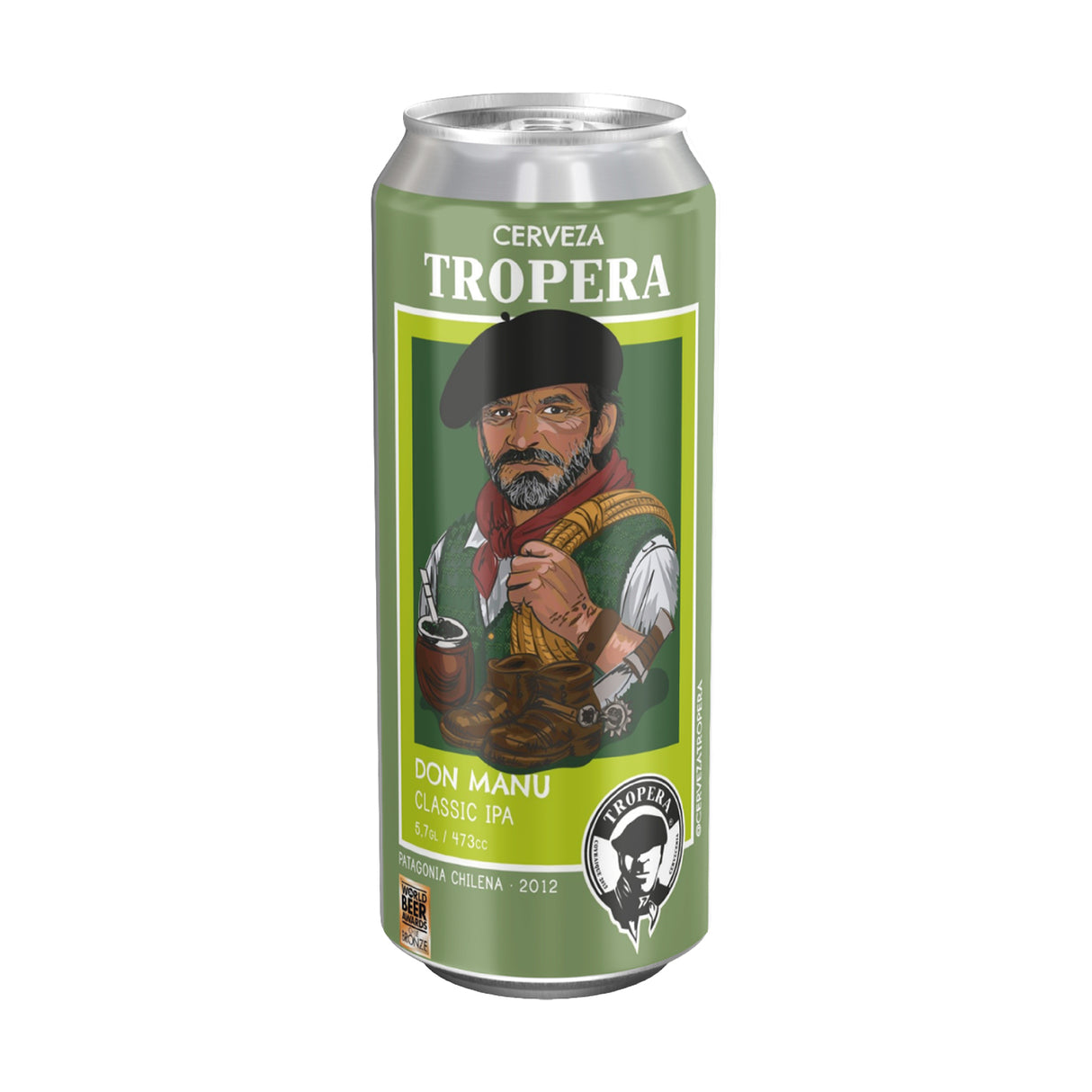 Cerveza Tropera Don Manu Classic IPA 5,7° 473cc