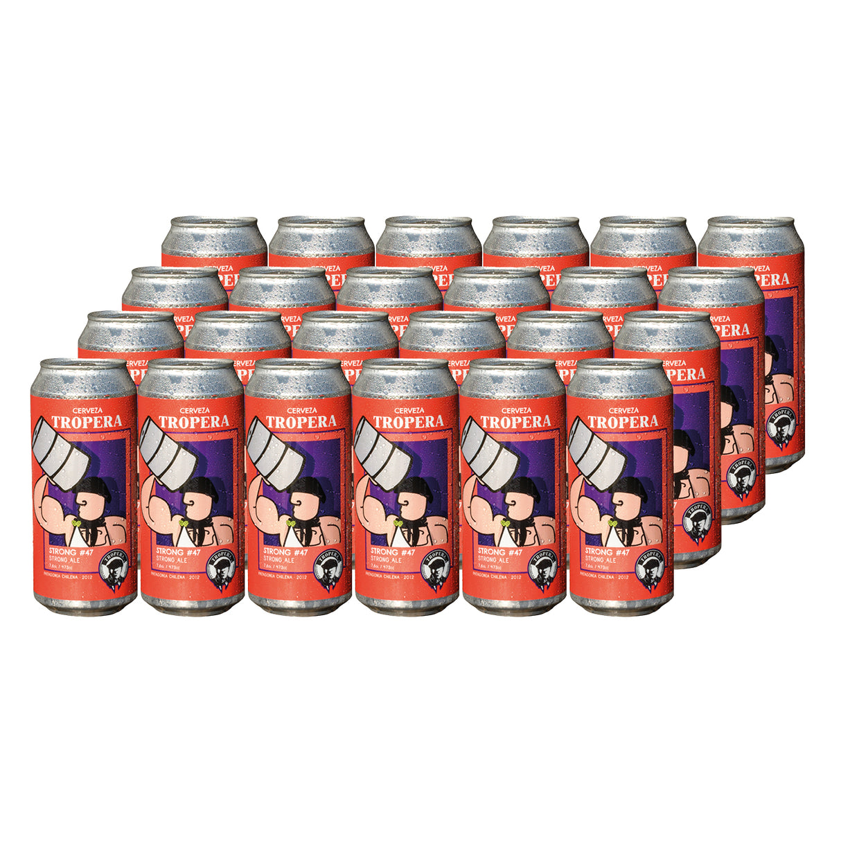 24x Cerveza Tropera Strong Ale 7,6° 473cc