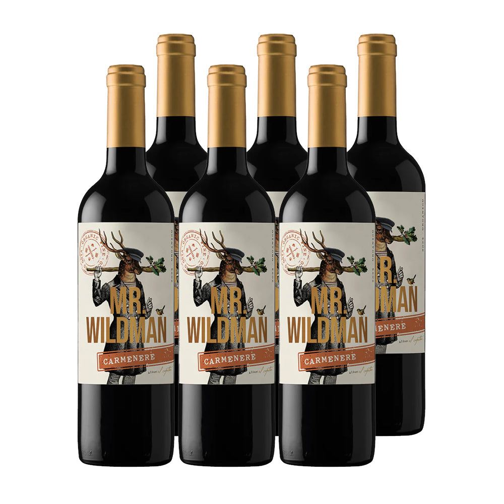 6x Vino Mr. Wildman Cepas 750cc
