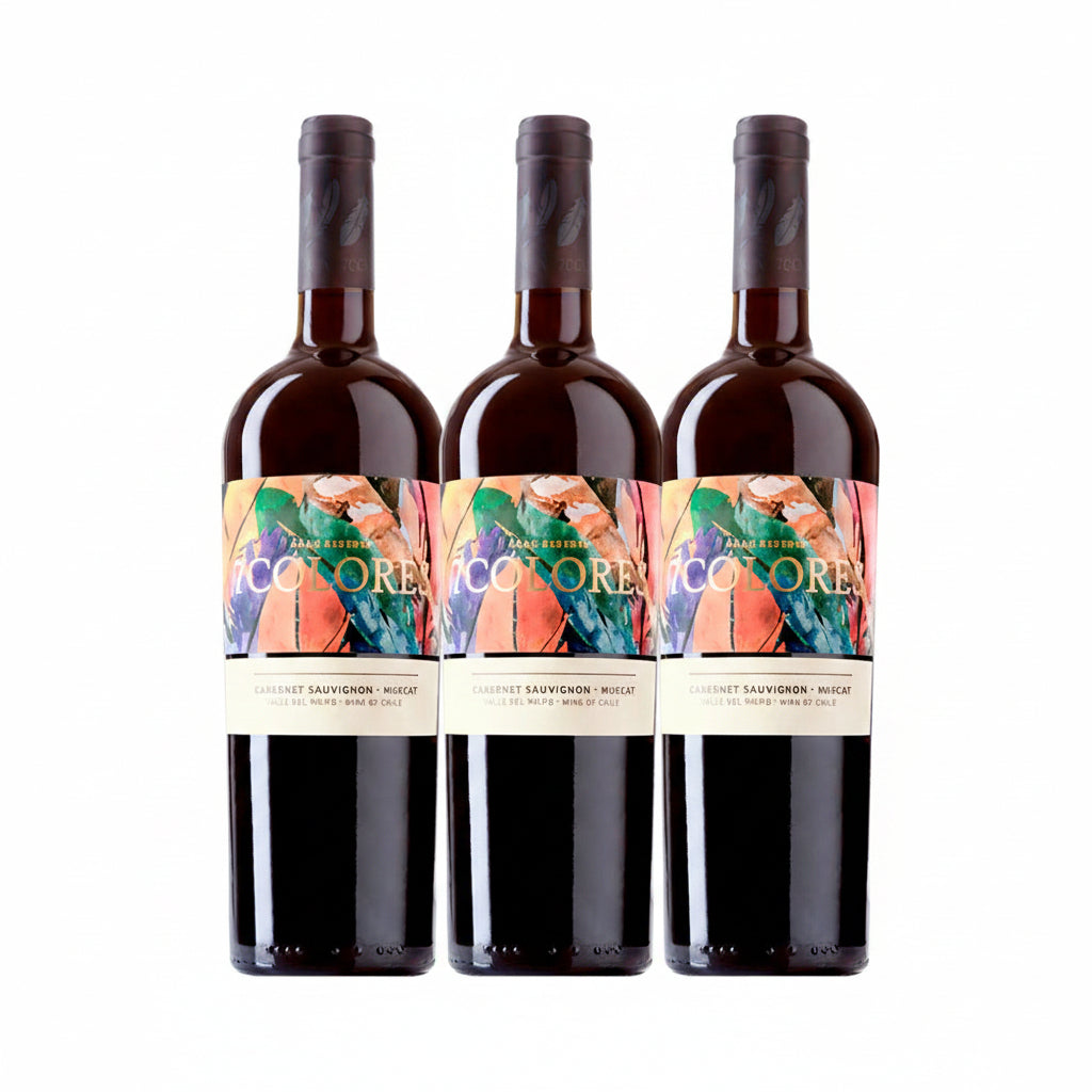 Arma tu Pack - 3x Vino 7 Colores Gran Reserva Cepas a elección 750cc