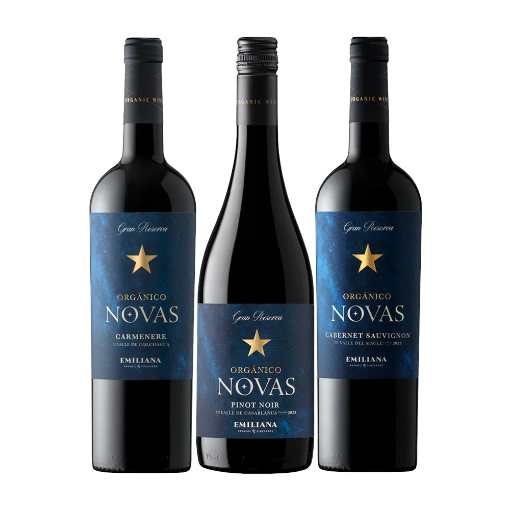 Arma tu Pack - 3x Vino Orgánico Novas Gran Reserva Cepas 750cc
