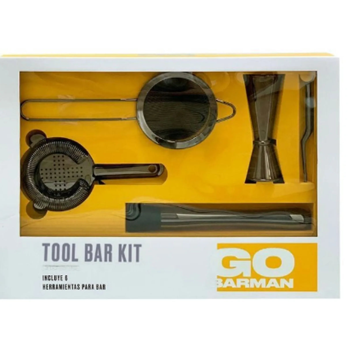Tool Bar Kit Negro Go Barman