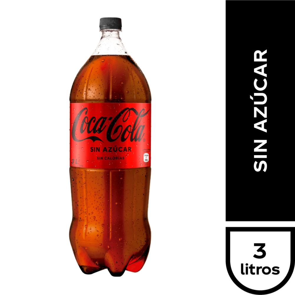 Bebida Coca Cola Zero Azúcar 3000cc