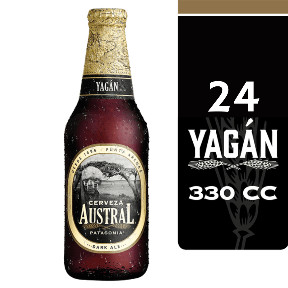 24x Cerveza Austral Yagan Botella 330cc