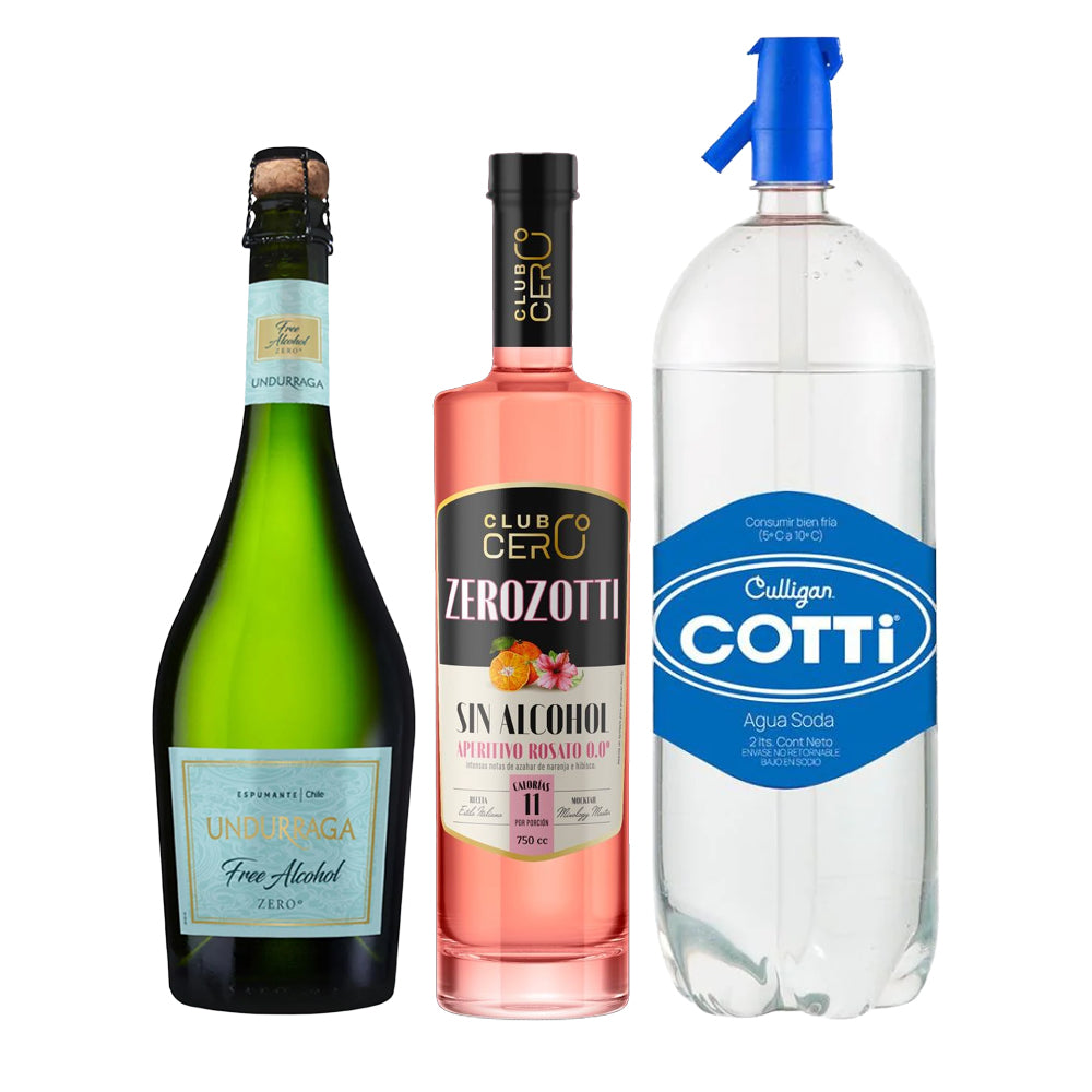 Pack Mocktail Hibisco Spritz Zerozotti 750cc