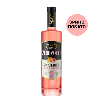 Aperitivo Sin Alcohol Zerozotti Rosato 750cc