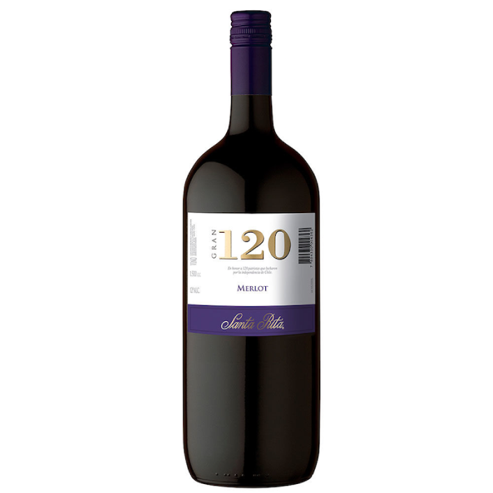 Vino Gran 120 Merlot Botellón 1500cc