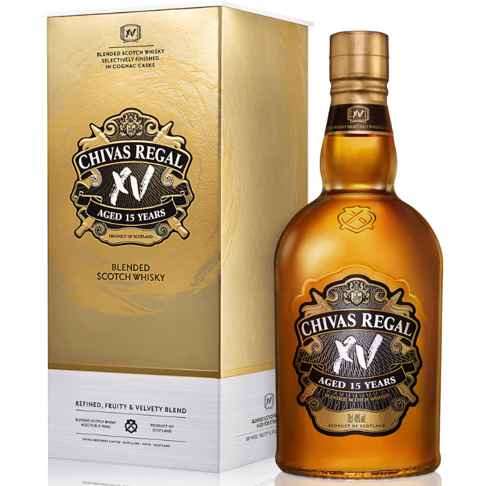 Whisky Chivas Regal 15 años 40° 750cc