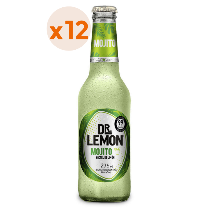 12x Dr. Lemon Mojito 4° 275cc