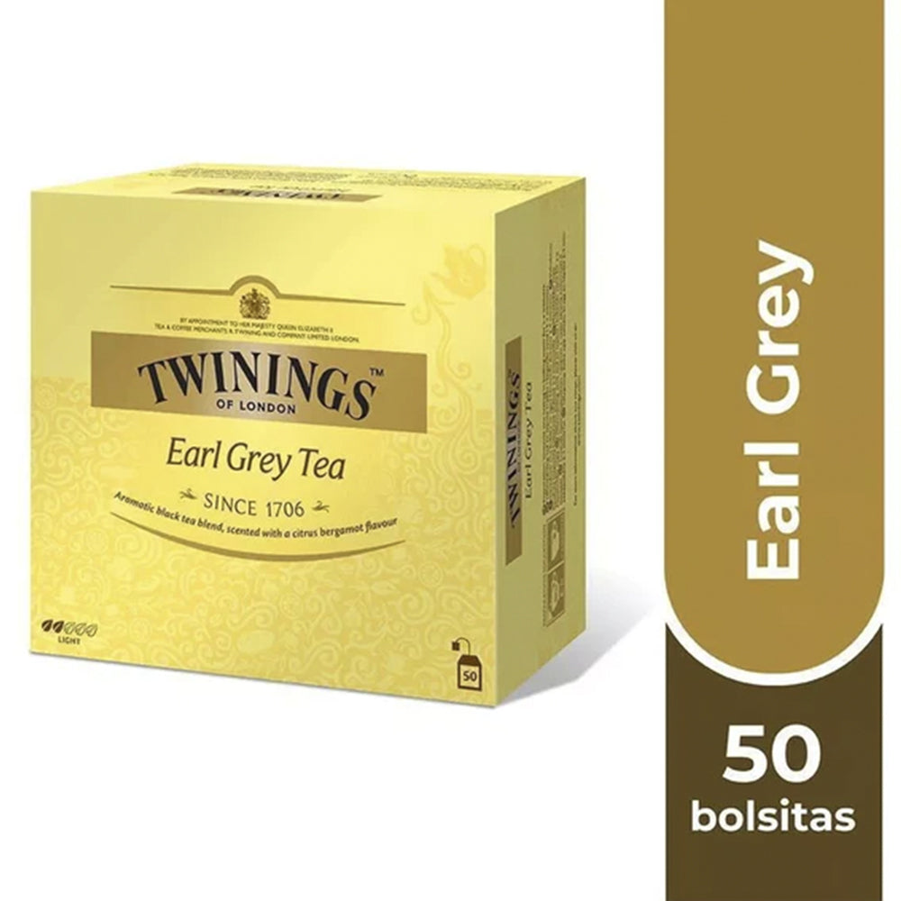 Té Earl Grey 50 Bolsas Twinings