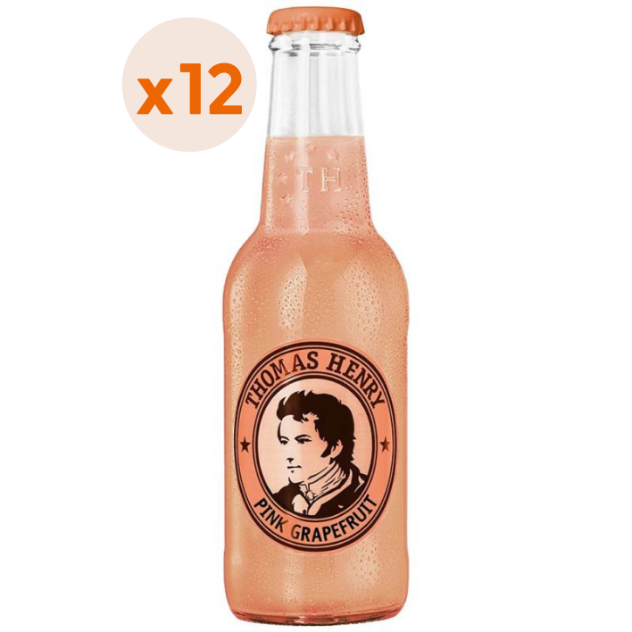 12x Thomas Henry Pink Grapefruit 200cc