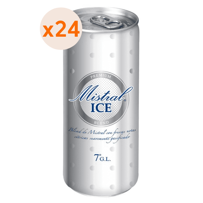 24x Mistral Ice Blend Lata 310cc ($1.082 c/u)