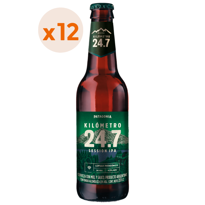 12x Cerveza Kilometro 24.7 Session Ipa 4,5° 355cc