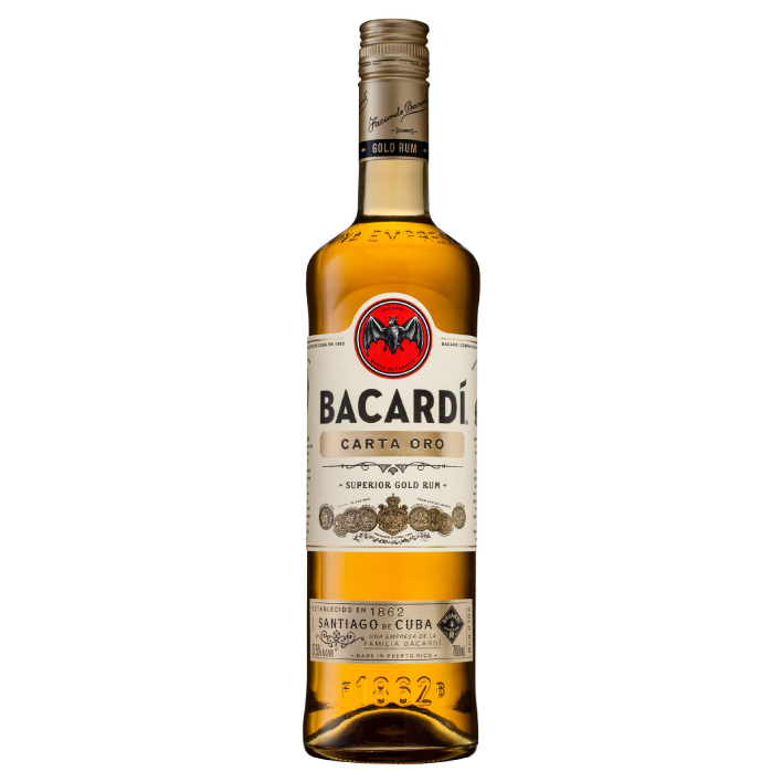 Ron Bacardí Carta Oro 40º 700cc