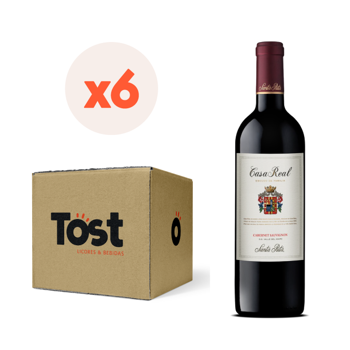 6x Casa Real Escudo de Familia Gran Reserva Cepas 750cc