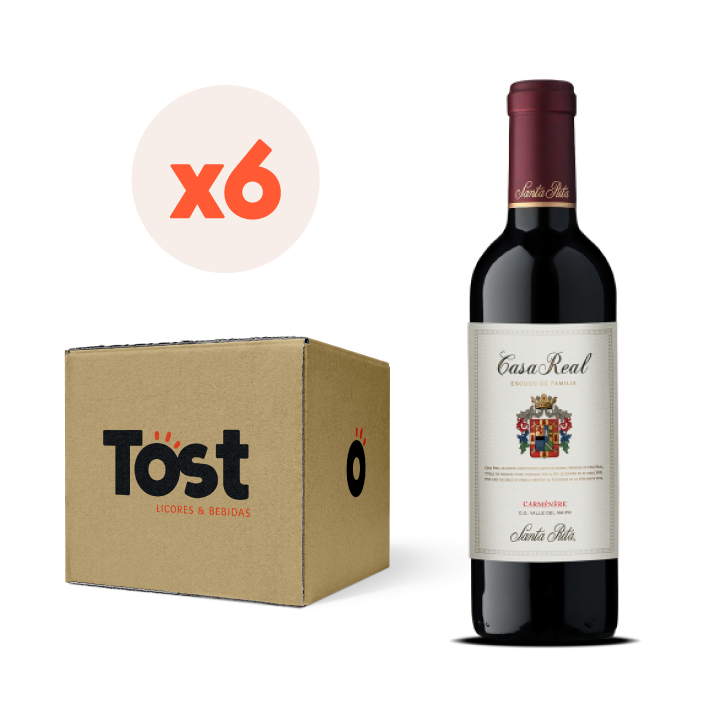 6x Casa Real Escudo de Familia Gran Reserva Cepas 750cc