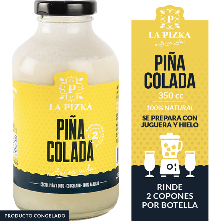 Cóctel Piña Colada La Pizka 350 cc