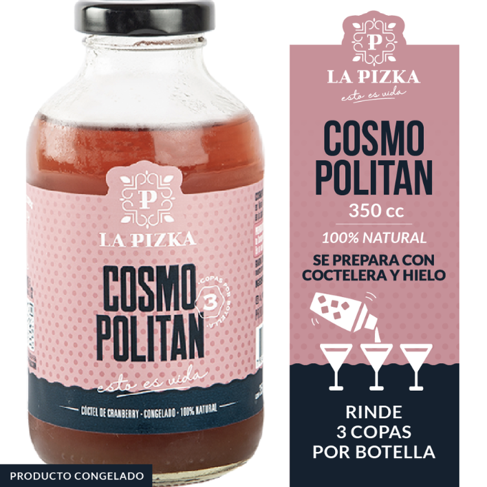 Cóctel Cosmopolitan La Pizka 350 cc