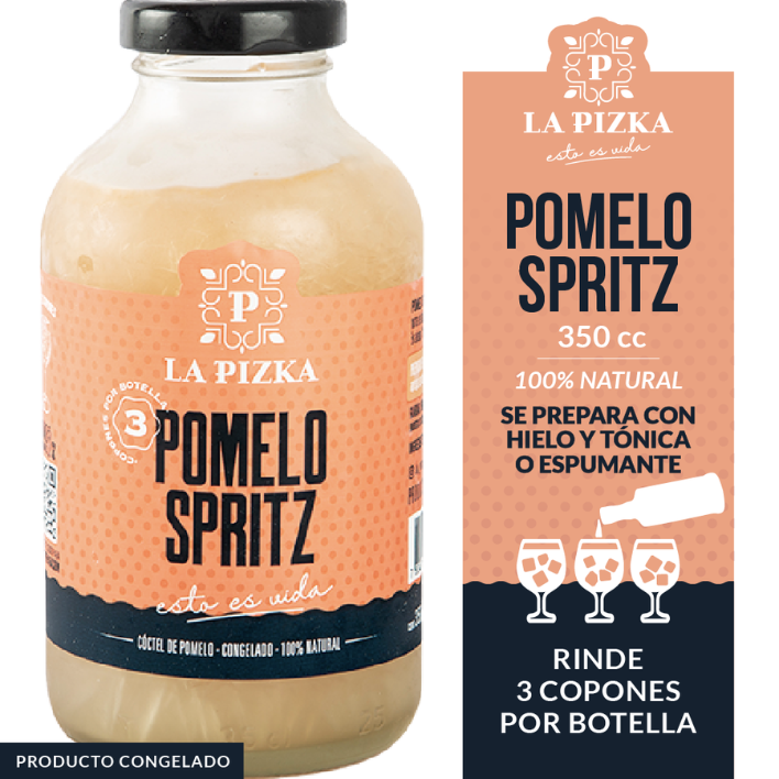 Cóctel Pomelo Spritz La Pizka 350 cc