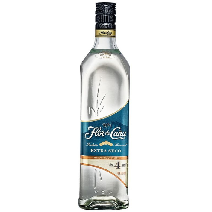 Ron Flor De Caña Blanco 4 Años 40º 1000cc