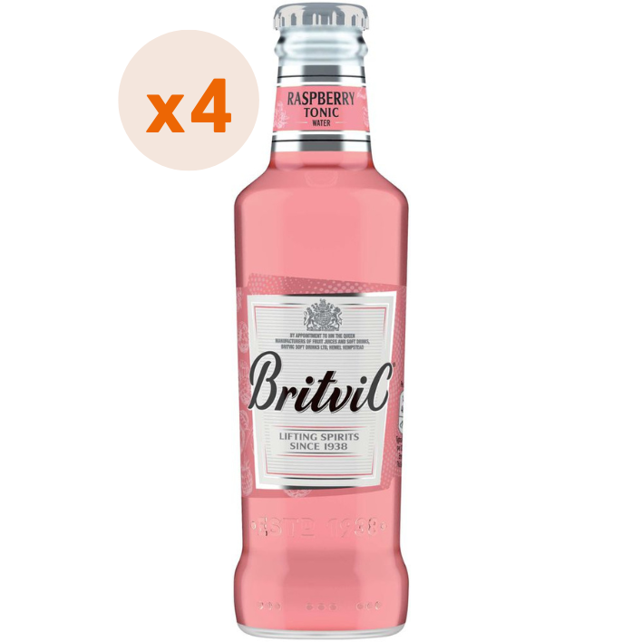 4x Raspberry Tonic Britvic 200cc