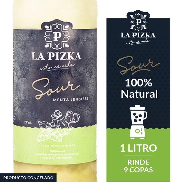 Sour Menta Jengibre La Pizka 1000cc
