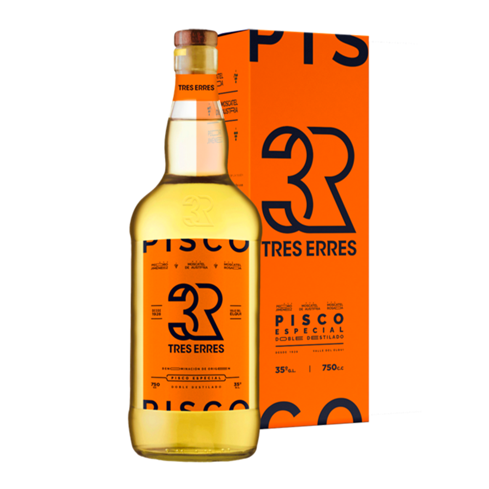 Pisco Tres Erres Especial 35º 750cc