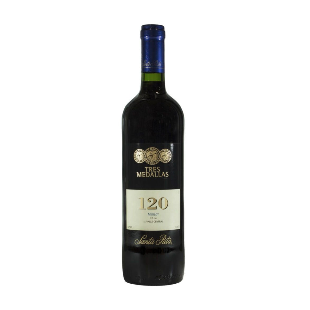 Vino 120 3 Medallas Merlot 700cc