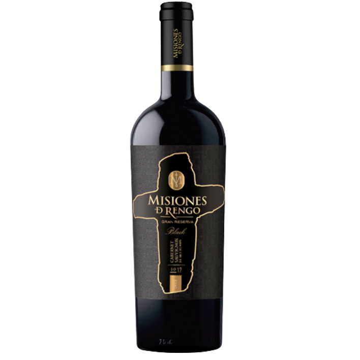 Vino Misiones De Rengo Black Gran Reserva Cepas 750cc