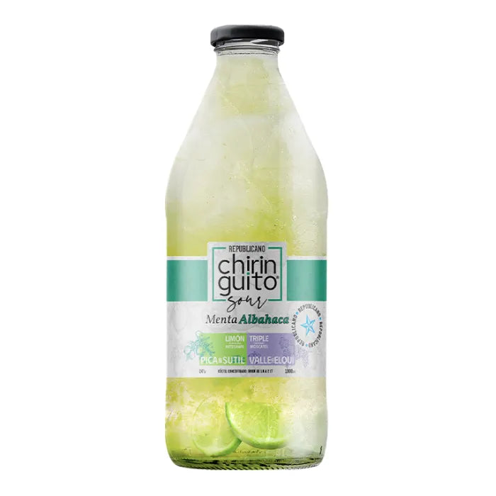 Cóctel Chiringuito Sour Menta Albahaca 24° 1000cc