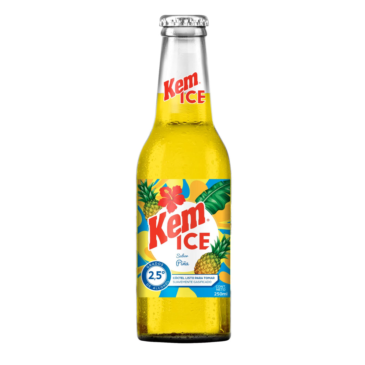 Cóctel Ready To Drink Kem Ice Piña 2.5° 250cc
