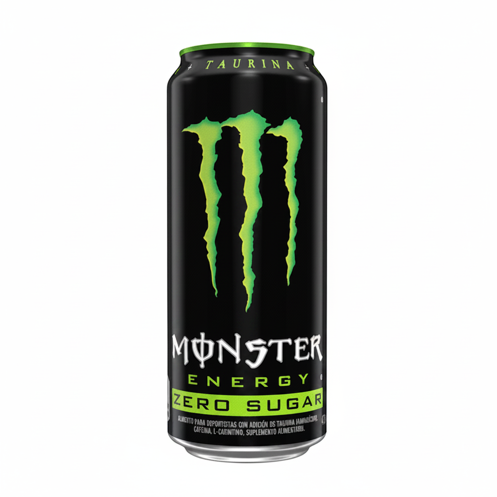 Bebida Energética Monster Zero Sugar Green 473cc