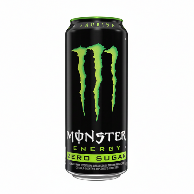 Bebida Energética Monster Zero Sugar Green 473cc