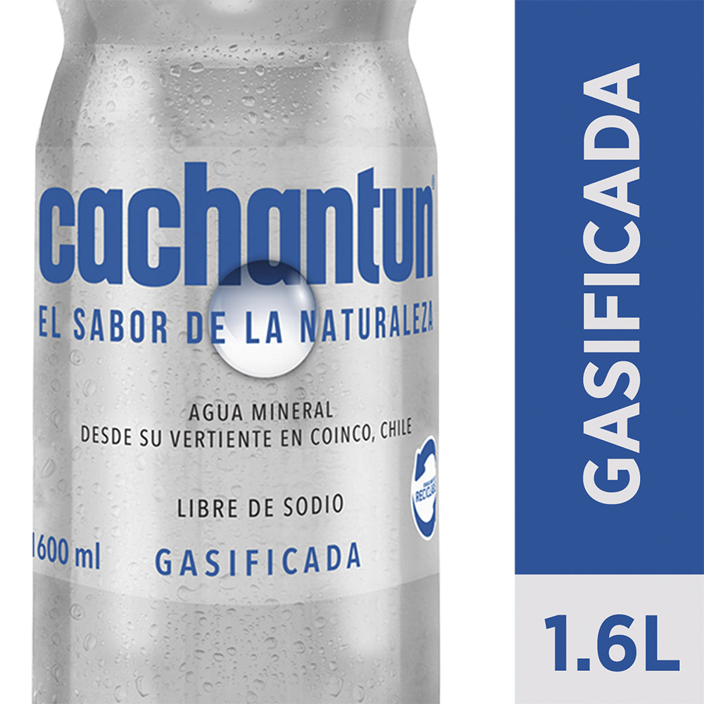 Agua Mineral Cachantun con Gas 1600cc