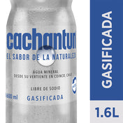 Botella Agua Mineral Cachantún con Gas 1600cc