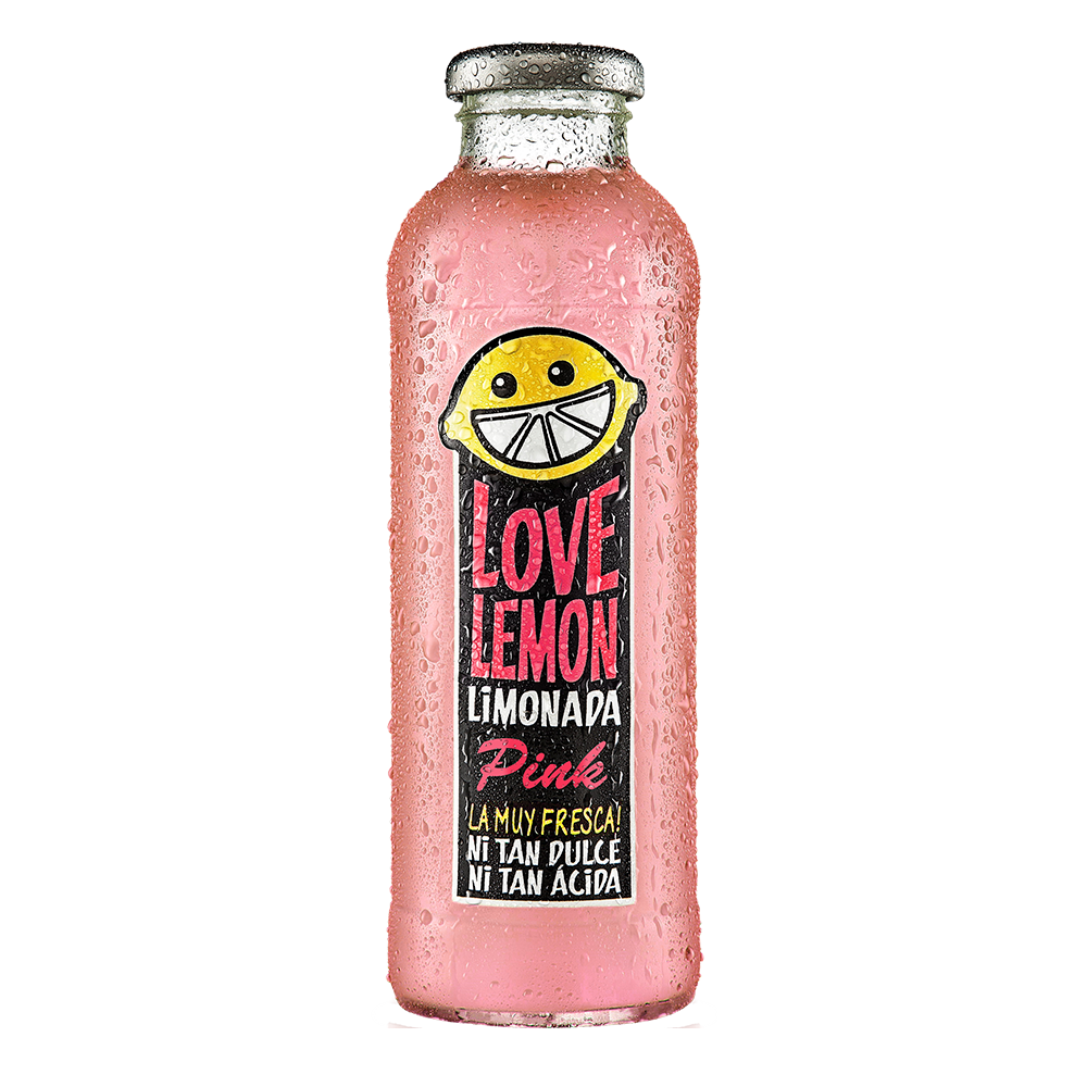 Limonada Love Lemon Pink Botella 475cc