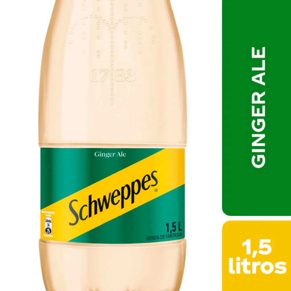 Bebida Schweppes Ginger Ale Normal 1500cc